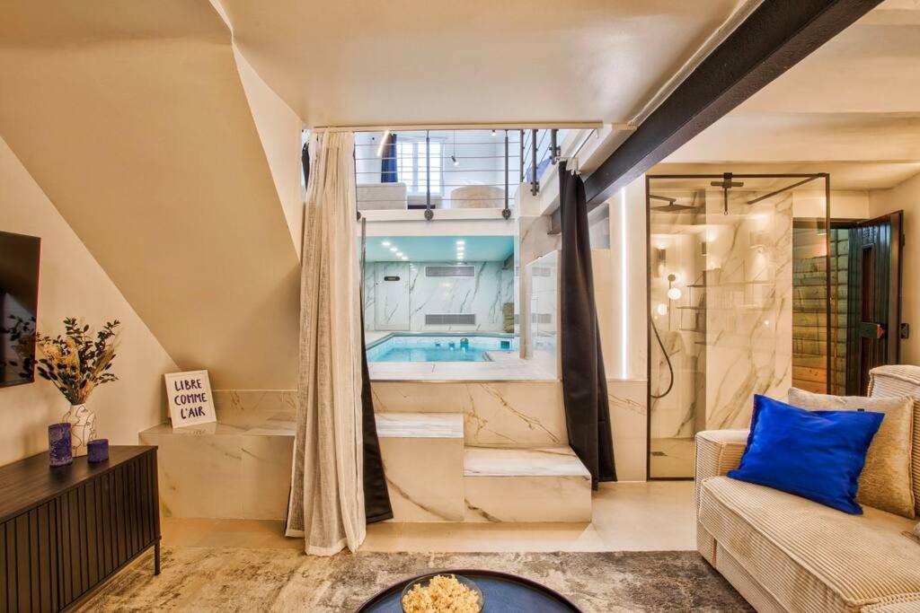 Deauville Luxury Blue Loft - Sauna And Inside Pool Trouville-sur-Mer Exterior foto
